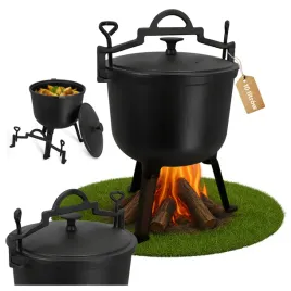 kociolek-zeliwny-10l-garnek-mysliwski-na-ognisko-grill-wegierski-pieczonki