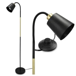 lampa-stojaca-podlogowa-led-do-czytania-regulowana-e27-wlacznik-czarna