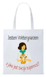 dla-weterynarza-na-prezent-torba-eco-biala-shopper-z-nadrukiem-ze-zdjeciem