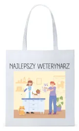 dla-weterynarza-na-prezent-torba-eco-biala-shopper-z-nadrukiem-ze-zdjeciem
