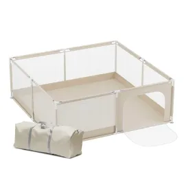 kojec-dzieciecy-tulano-bezowy-skladany-suchy-basen-plac-zabaw-200cm-torba