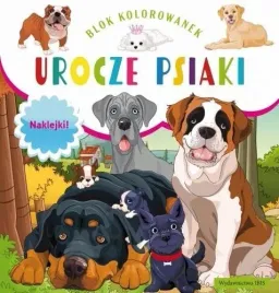 blok-kolorowanek-urocze-psiaki-praca-zbiorowa