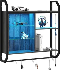 polka-scienna-led-bestier-86-cm-industrialna-z-hakami