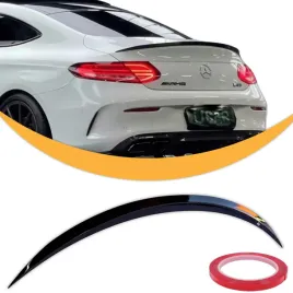 lotka-spoiler-mercedes-w205-coupe-2014-2021-czarny-polysk-dokladka-spojler