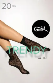 gatta-trendy-socks-09-20den-uni-nero