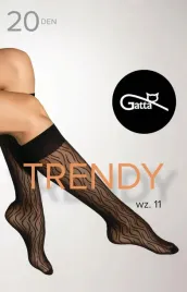 gatta-trendy-knee-socks-11-20den-uni-nero