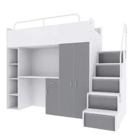 lozko-pietrowe-jsm4-80x190-z-biurkiem-grafitowe-materac-radomenes