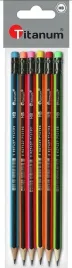 olowek-z-gumka-hb-neon-paski-6szt-titanum