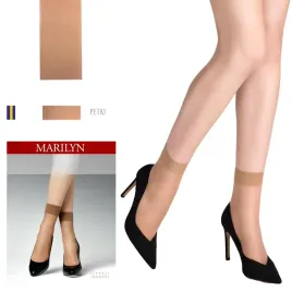 cienkie-skarpetki-damskie-klasyczne-petki-marilyn-beige-2-pary