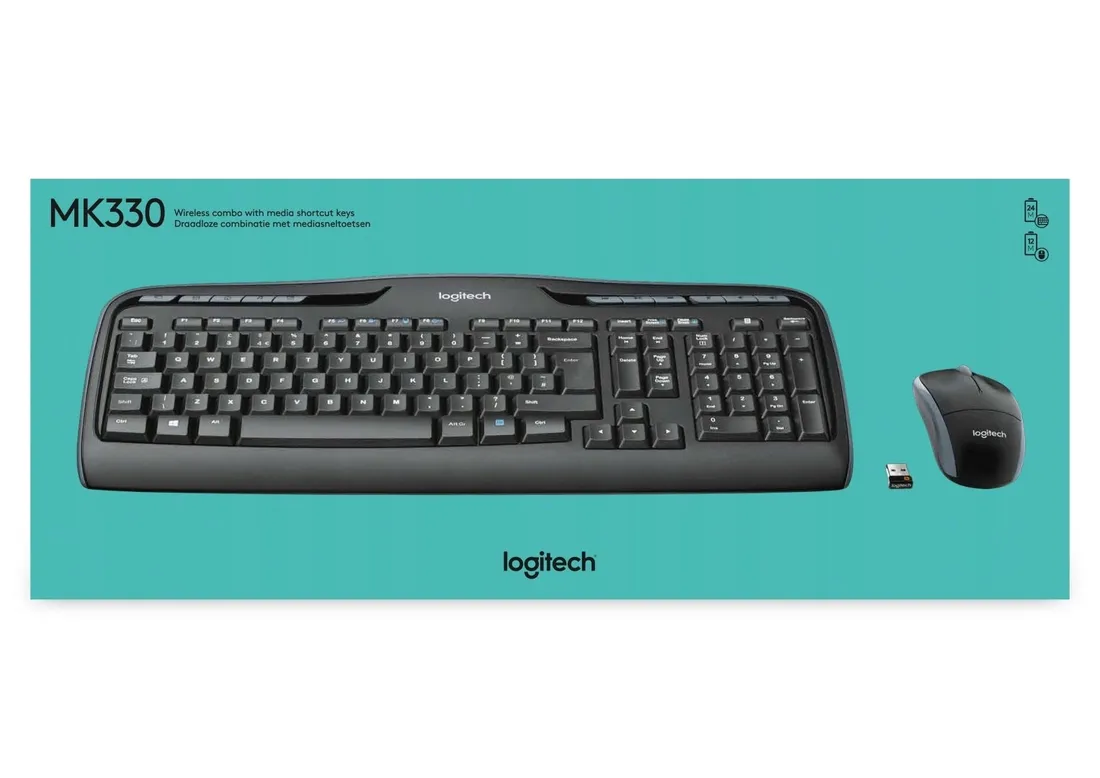 zestaw-bezprzewodowdy-logitech-wireless-combo-mk330-stan-nowy