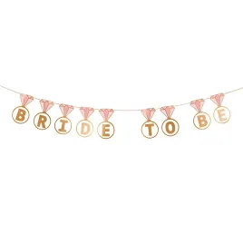 baner-girlanda-pierscionki-rozowo-zlota-bride-to-be-na-wieczor-panienski