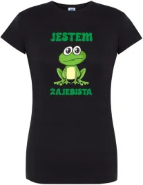 koszulka-damska-jestem-zajebista-zaba-z-zaba-prezent-s