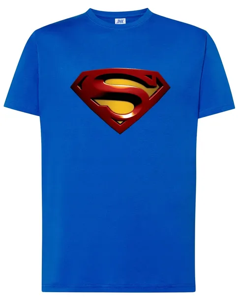 męska KOSZULKA MAN of STEEL Superman 3D L