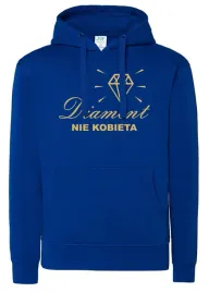 bluza-damska-diament-nie-kobieta-zloty-druk-l