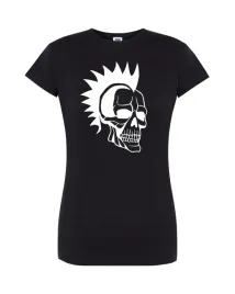 koszulka-damska-czaszka-punk-xl