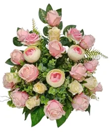 wiazanka-wiosenna-na-grob-kwiaty-rozowe-jasne-roze