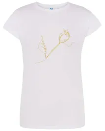 koszulka-letnia-t-shirt-na-lato-zlota-roza-s-wh