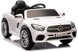 mercedes-sl500-bialy-piankowe-kola-eva-miekki-fotelik-licencja-akumulator