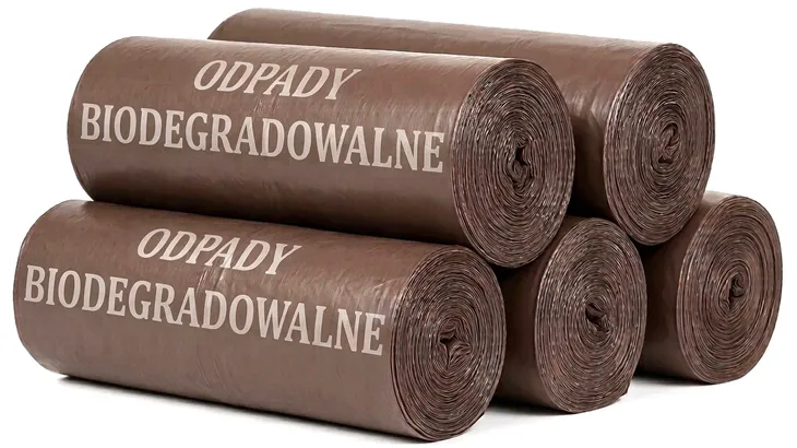 WORKI NA TRAWĘ LIŚCIE BIO BIOODPADY 240 Litrów BRĄZOWE 240L x 50 SZTUK