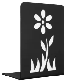 podporka-do-ksiazek-kwiatek-czarna
