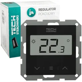 tech-f-8z-sterownik-bezprzewodowy-pokojowy-czarny-regulator