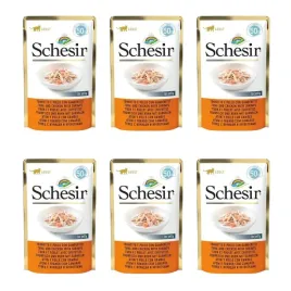 karma-mokra-dla-kota-schesir-single-dish-tunczyk-kurczak-krewetki-6x50g