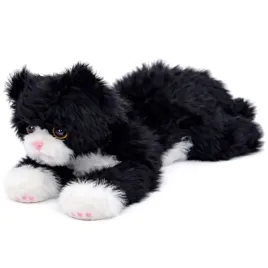 pluszowa-maskotka-przytulanka-kotek-lezacy-bialo-czarny-38-cm