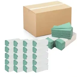 recznik-papierowy-zz-zielone-listki-makulaturowy-zestaw-4000-sztuk-25x23cm