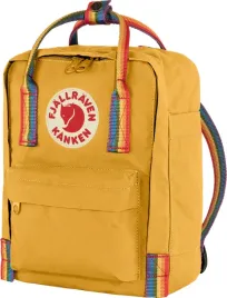 plecak-miejski-fjallraven-kanken-rainbow-mini-ochre-rainbow-pattern