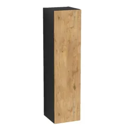 szafka-pionowa-160cm-czarny-mat-dab-lancelot-regal-do-pokoju-lazienki