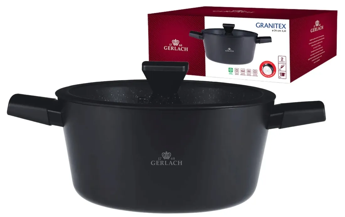 gerlach-garnek-granitex-24-cm-stan-nowy