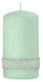 swieca-ozdobna-crystal-glamour-walec-mietowa130x70