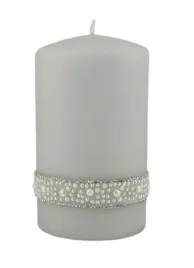 swieca-ozdobna-crystal-glamour-walec-szara-130x70