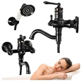 bateria-wannowa-scienna-adelita-retro-perlator-czarna
