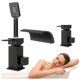 bateria-wannowa-cascade-3-otworowa-nawannowa-kaskada-czarna