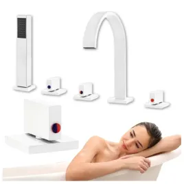 bateria-wannowa-puro-5-otworowa-nawannowa-wylewka-perlator-biala