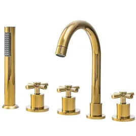 bateria-wannowa-veranni-5-otworowa-perlator-zlota