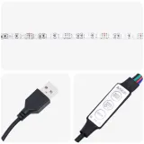 unit-scienny-do-telewizora-ze-led-lights-6-szt-czarny-dab-stan-nowy-wykonczenie-czarny-polysk
