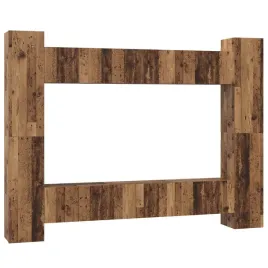 zestaw-szafek-rtv-10-szt-stare-drewno-305-x-30-x-90-cm