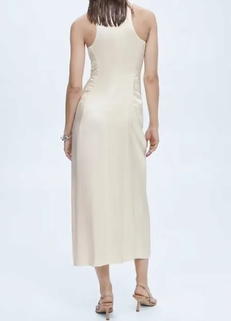mango-selection-satin-draped-dress-m-stan-nowy