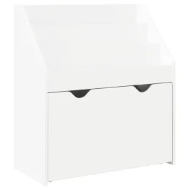 biblioteczka-dla-dzieci-z-szuflada-bialy-60-x-295-x-69-cm