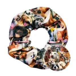 scrunchie-z-psami-pieskami-gumka-do-wlosow-prezent
