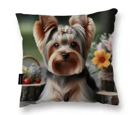 poduszka-z-psem-york-shire-terrier-40x40-prezent-kokarda-do-spania-miekka