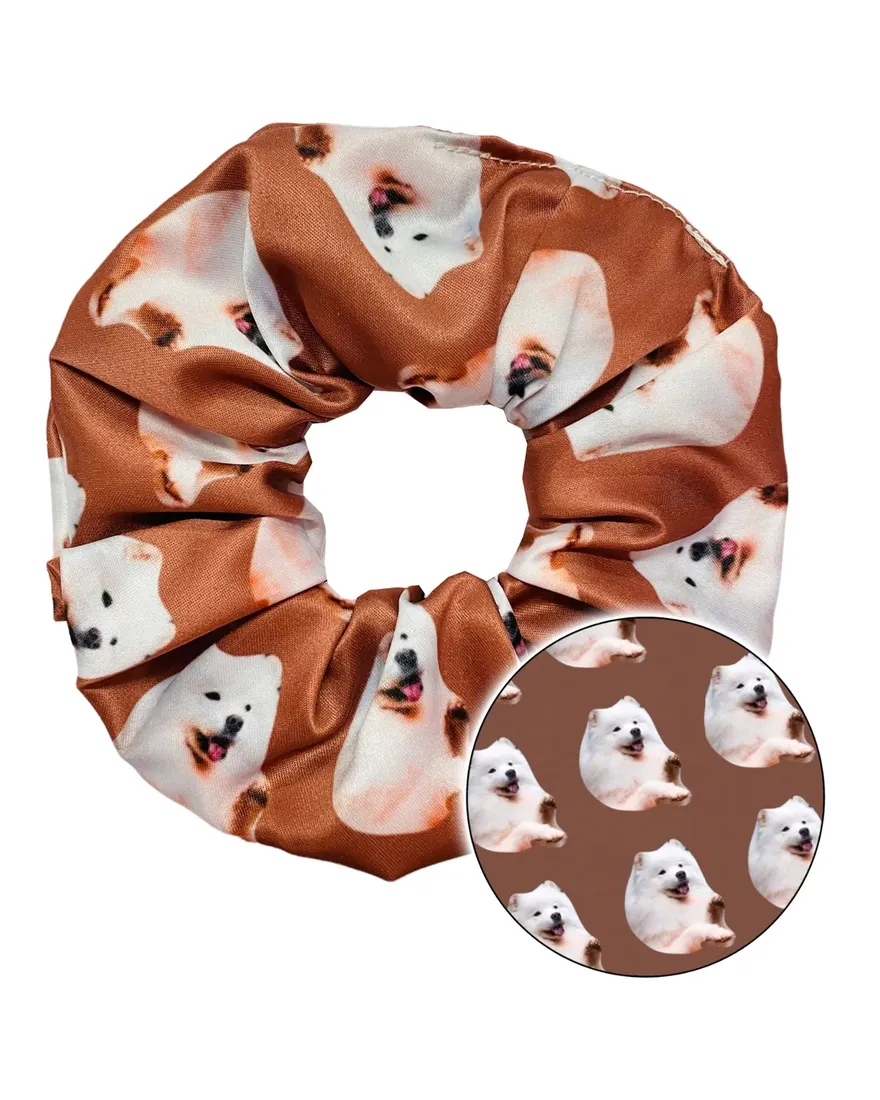 scrunchie-samoyedem-z-psem-gumka-wlosow-prezent