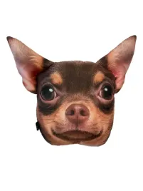 poduszka-3d-z-psem-chihuahua-brazowa-miekka-spania