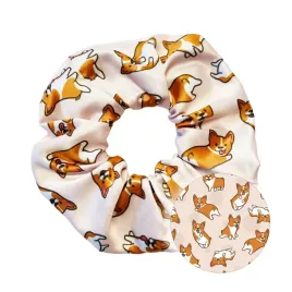 scrunchie-z-psem-shiba-inu-gumka-do-wlosow-prezent