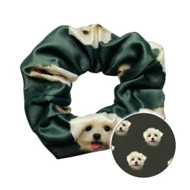 scrunchie-maltanczykiem-psem-gumka-wlosow-prezent