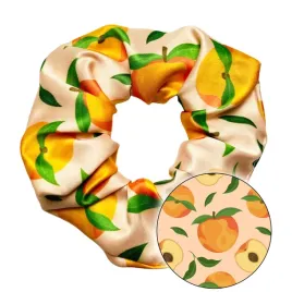 scrunchie-brzoskwiniami-peach-gumka-wlosow-prezent