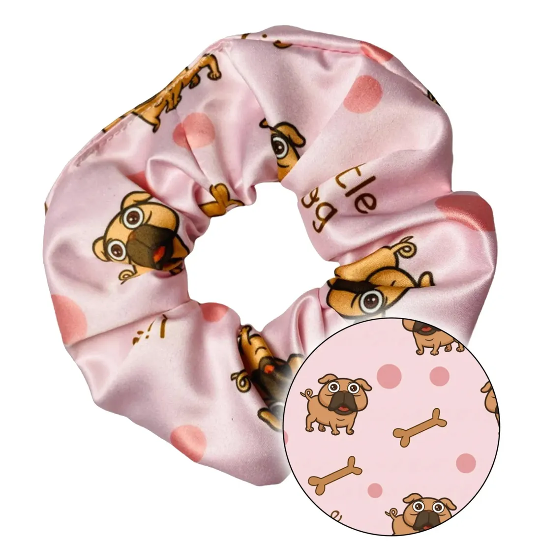 scrunchie-z-psem-mopsem-gumka-do-wlosow-prezent