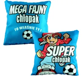 Zdjęcie produktu PODUSZKA DZIEŃ CHŁOPAKA prezent dla faceta WYBÓR